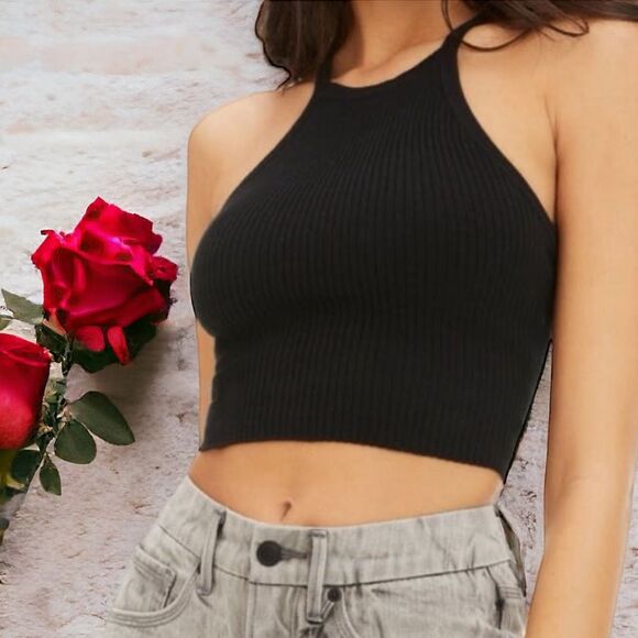 NWT Good American Crop Sweater Tank Top Shirt -5/6 ( 2XL / 3XL ) - Picture 1 of 5